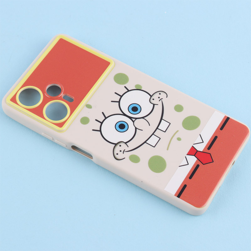 قاب TPU طرح دار رنگی محافظ لنزدار Xiaomi Poco F5