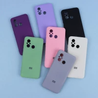قاب سیلیکونی Highcopy زیربسته شیائومی Redmi 12C محافظ لنزدار