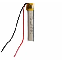 باتری لیتیوم 200mAh 40*7*4mm 400740P