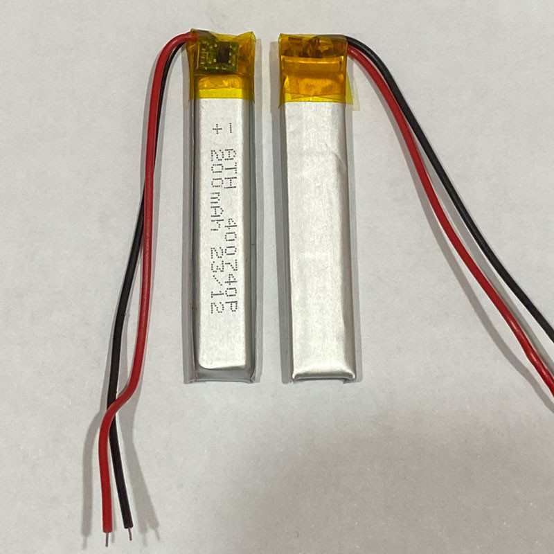 باتری لیتیوم 200mAh 40*7*4mm 400740P