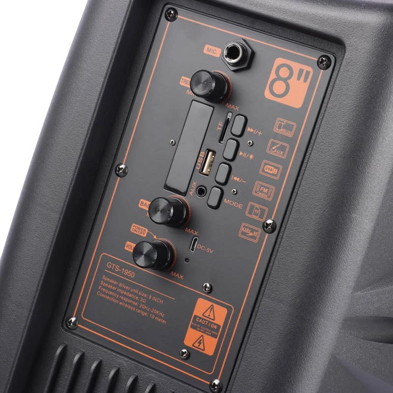 اسپیکر بلوتوثی رم و فلش خور Greatnice GTS-1950 + میکروفون