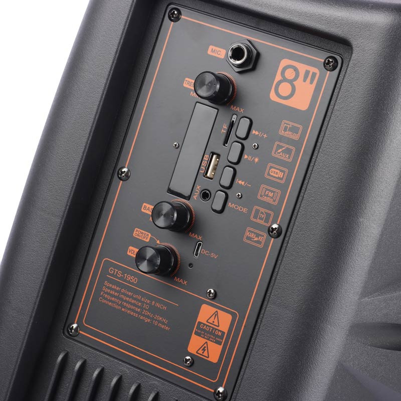 اسپیکر بلوتوثی رم و فلش خور Greatnice GTS-1950 + میکروفون