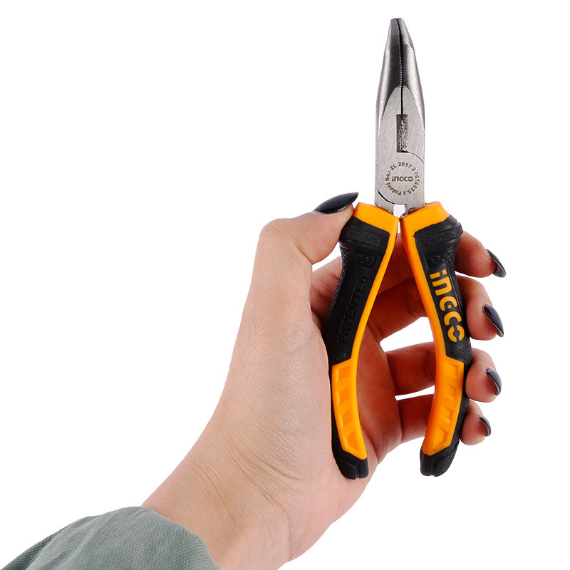 انبر دم باریک دم کج اینکو "Ingco HBNP08168 6