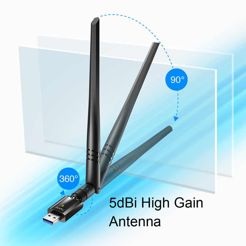 کارت شبکه بی سیم آنتن دار Cudy WU1400 400Mbps