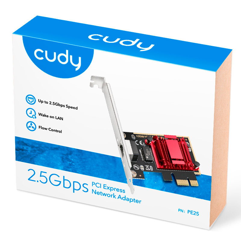 کارت شبکه اینترنال Cudy PE25 2.5Gbps PCI-E