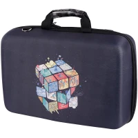 کیف کنسول بازی PS5 طرح مکعب روبیک