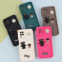 قاب سیلیکونی Fashion Case عروسک برجسته ریز محافظ لنزدار Samsung Galaxy A12 / M12