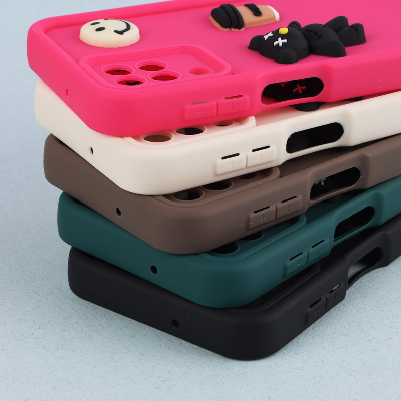 قاب سیلیکونی Fashion Case عروسک برجسته ریز محافظ لنزدار Samsung Galaxy A12 / M12