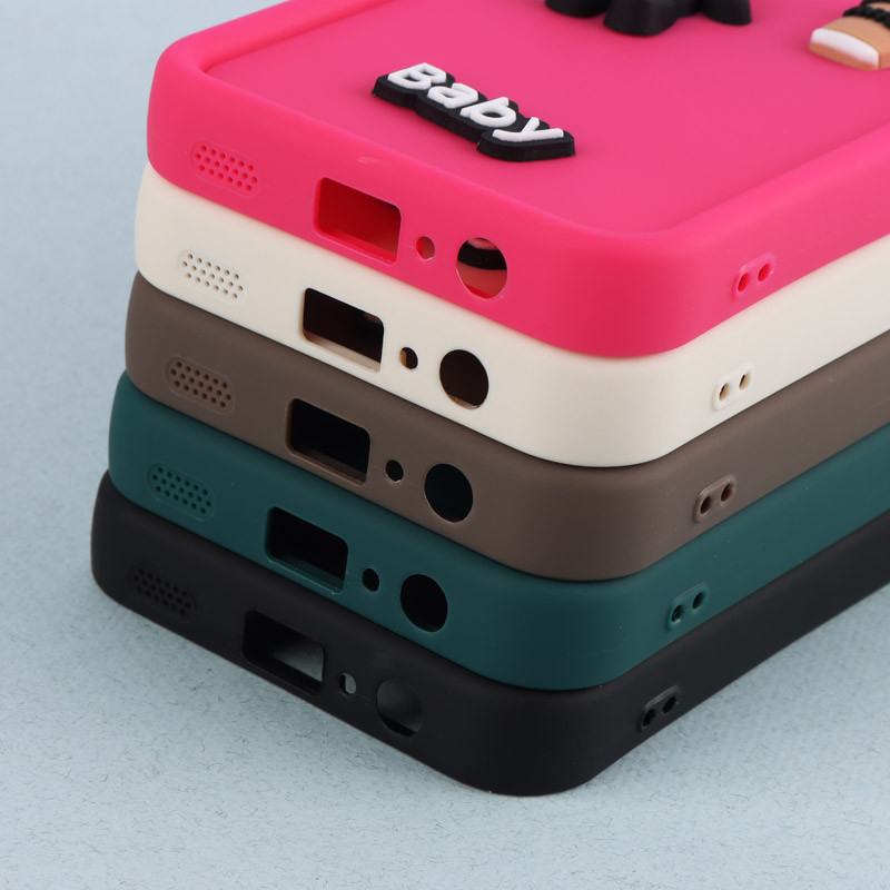 قاب سیلیکونی Fashion Case عروسک برجسته ریز محافظ لنزدار Samsung Galaxy A12 / M12