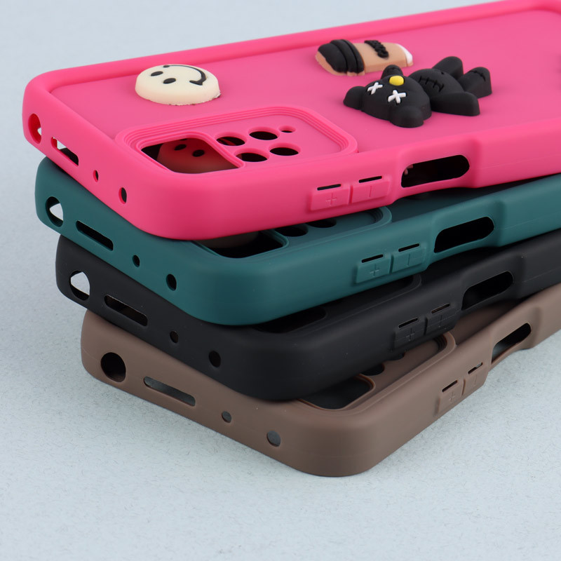 قاب سیلیکونی Fashion Case عروسک برجسته ریز محافظ لنزدار Xiaomi Redmi Note 12 Pro 4G
