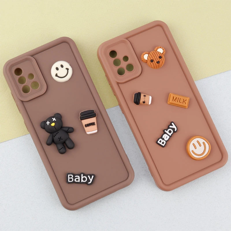 قاب سیلیکونی Fashion Case عروسک برجسته ریز محافظ لنزدار Samsung Galaxy A51 4G