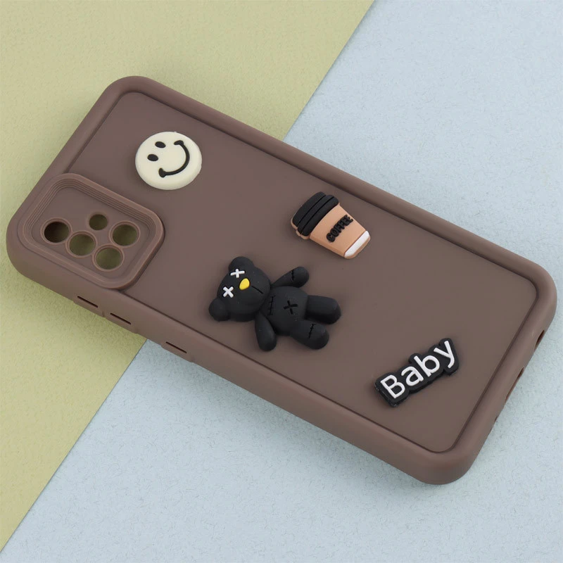 قاب سیلیکونی Fashion Case عروسک برجسته ریز محافظ لنزدار Samsung Galaxy A51 4G