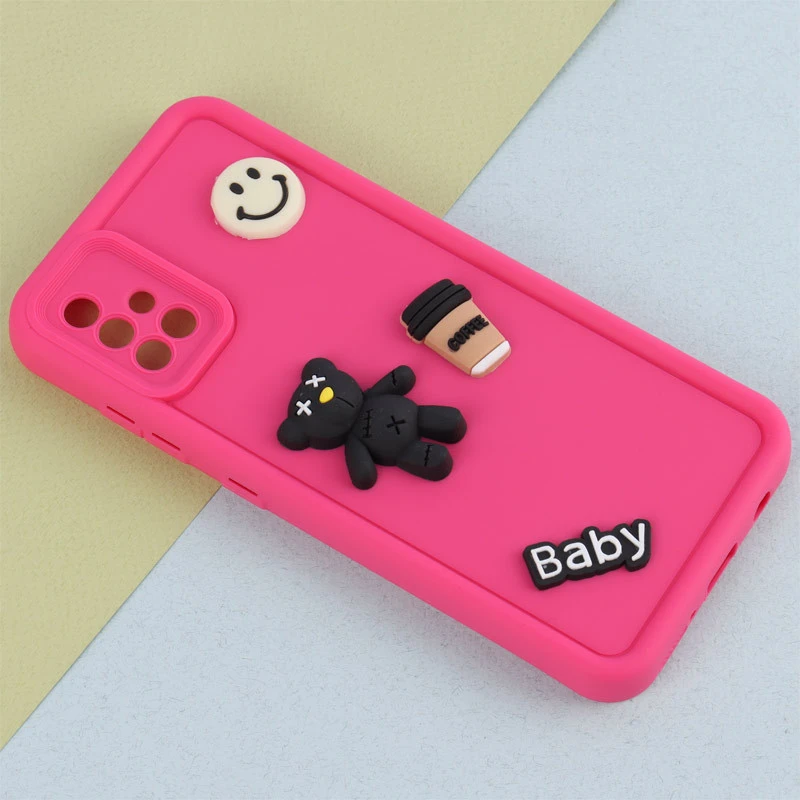 قاب سیلیکونی Fashion Case عروسک برجسته ریز محافظ لنزدار Samsung Galaxy A51 4G
