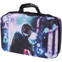کیف کنسول بازی PS5 Slim طرح Purge Neon Mask