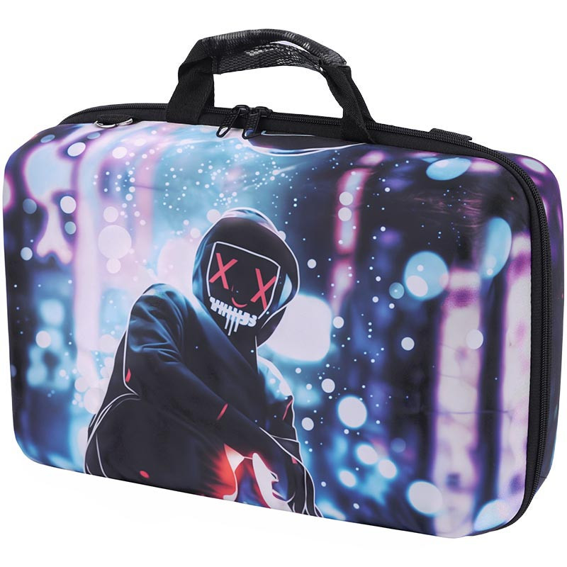 کیف کنسول بازی PS5 Slim طرح Purge Neon Mask
