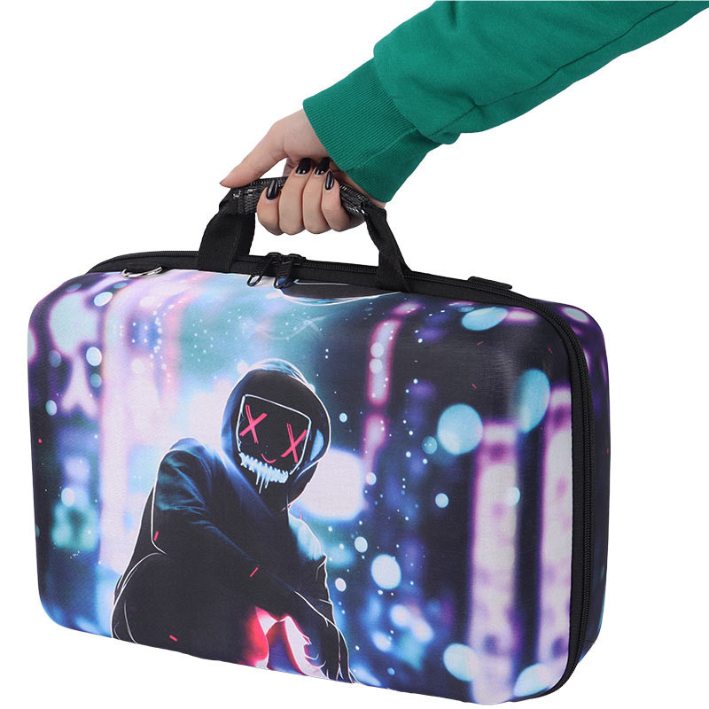کیف کنسول بازی PS5 Slim طرح Purge Neon Mask