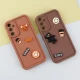 قاب سیلیکونی Fashion Case عروسک برجسته ریز محافظ لنزدار Samsung Galaxy A34