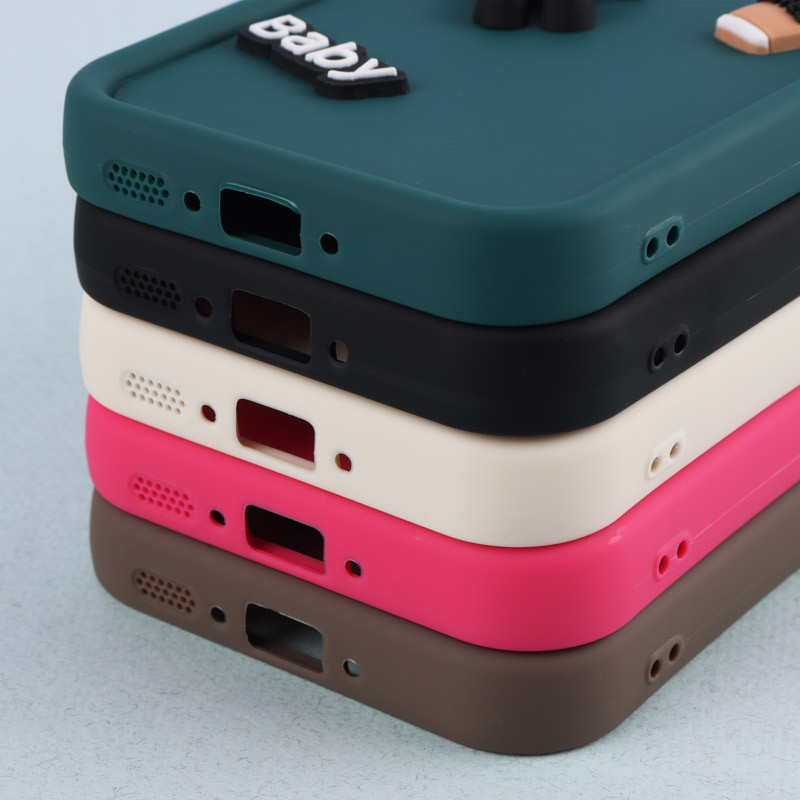 قاب سیلیکونی Fashion Case عروسک برجسته ریز محافظ لنزدار Samsung Galaxy A34
