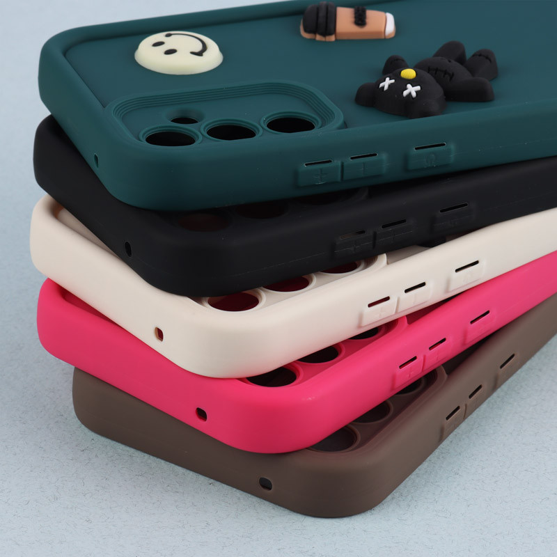 قاب سیلیکونی Fashion Case عروسک برجسته ریز محافظ لنزدار Samsung Galaxy A34