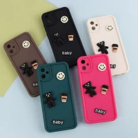 قاب سیلیکونی Fashion Case عروسک برجسته ریز محافظ لنزدار Samsung Galaxy A05