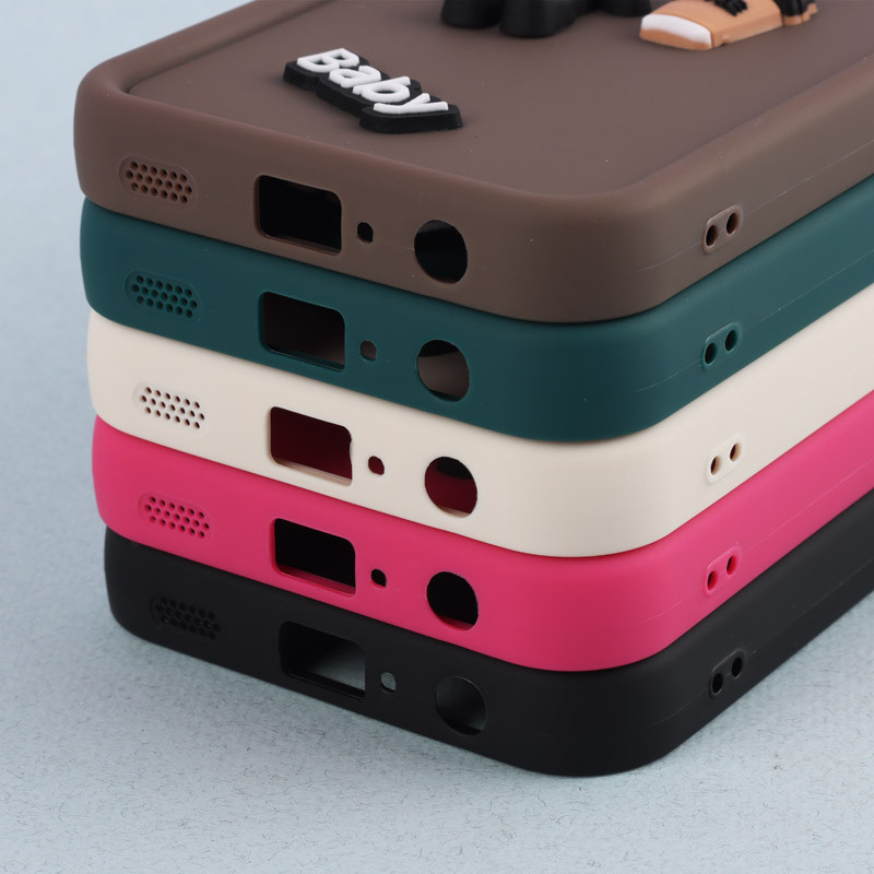 قاب سیلیکونی Fashion Case عروسک برجسته ریز محافظ لنزدار Samsung Galaxy A05