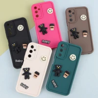 قاب سیلیکونی Fashion Case عروسک برجسته ریز محافظ لنزدار Samsung Galaxy A05s