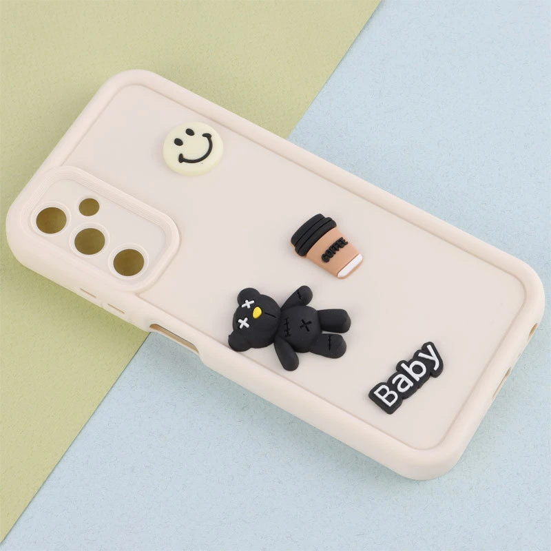 قاب سیلیکونی Fashion Case عروسک برجسته ریز محافظ لنزدار Samsung Galaxy A05s