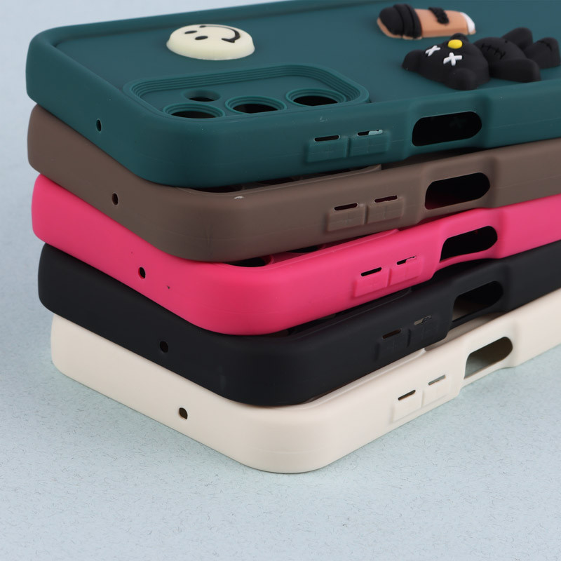 قاب سیلیکونی Fashion Case عروسک برجسته ریز محافظ لنزدار Samsung Galaxy A05s