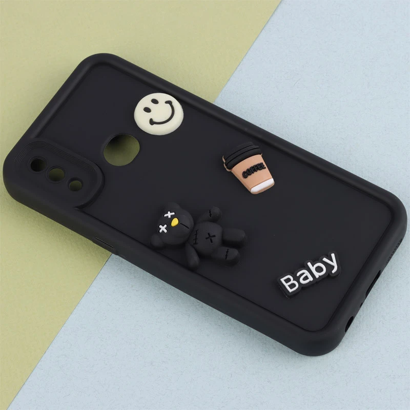 قاب سیلیکونی Fashion Case عروسک برجسته ریز محافظ لنزدار Samsung Galaxy A10s