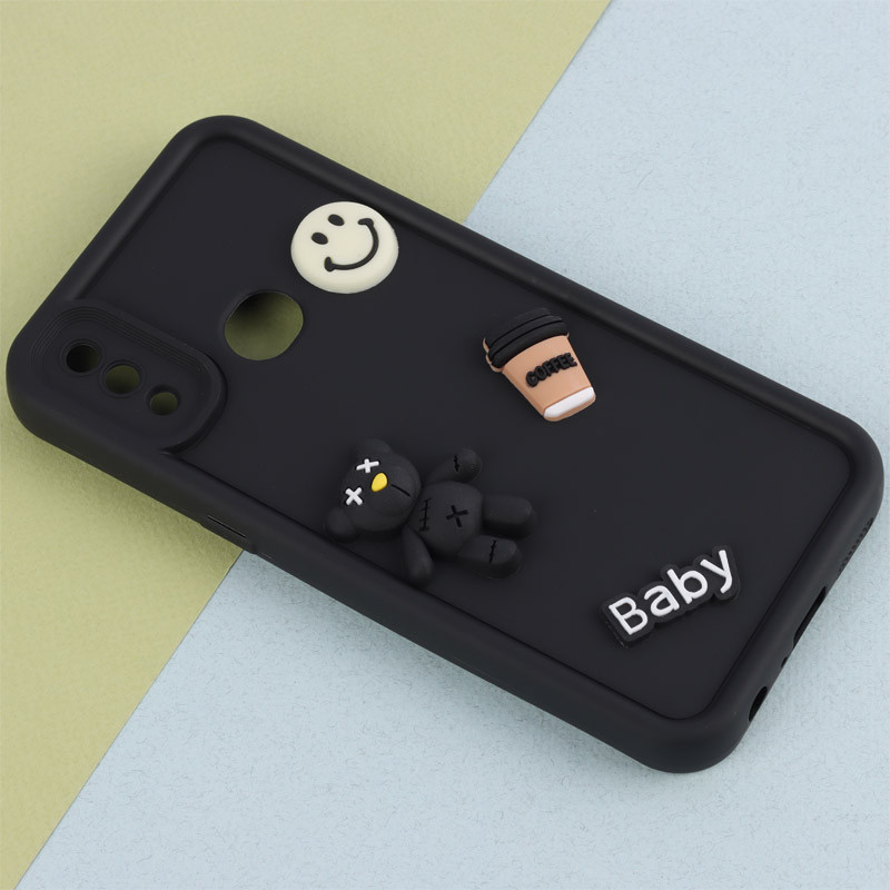 قاب سیلیکونی Fashion Case عروسک برجسته ریز محافظ لنزدار Samsung Galaxy A10s