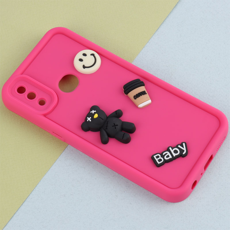 قاب سیلیکونی Fashion Case عروسک برجسته ریز محافظ لنزدار Samsung Galaxy A10s