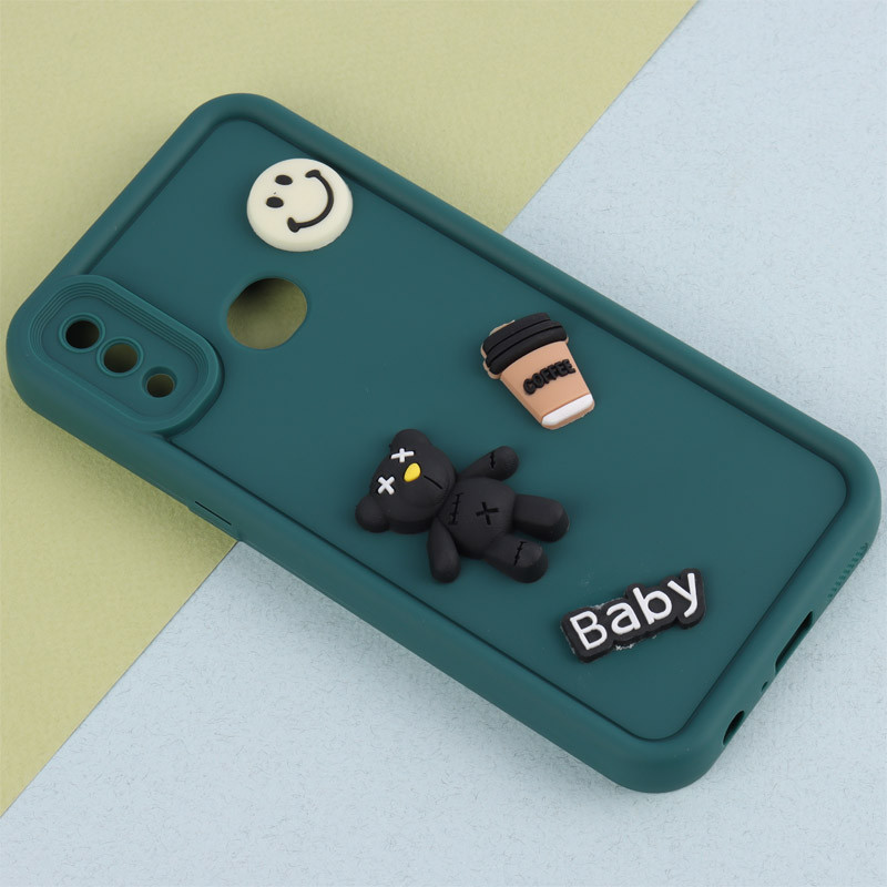 قاب سیلیکونی Fashion Case عروسک برجسته ریز محافظ لنزدار Samsung Galaxy A10s