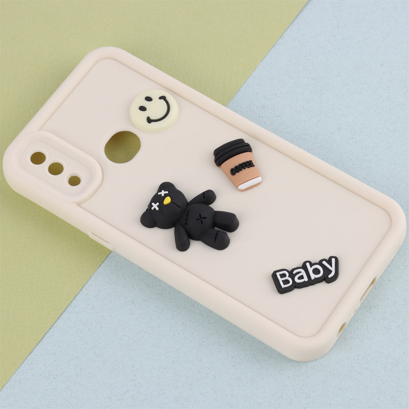قاب سیلیکونی Fashion Case عروسک برجسته ریز محافظ لنزدار Samsung Galaxy A10s
