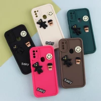 قاب سیلیکونی Fashion Case عروسک برجسته ریز محافظ لنزدار Samsung Galaxy A11 / M11