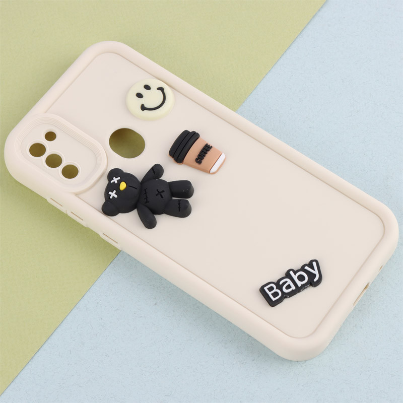 قاب سیلیکونی Fashion Case عروسک برجسته ریز محافظ لنزدار Samsung Galaxy A11 / M11