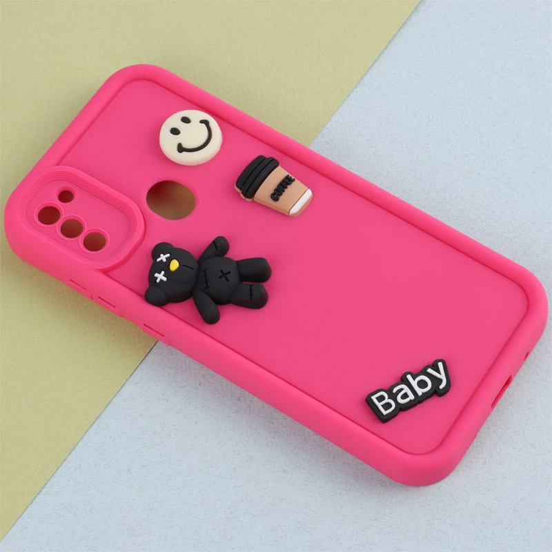 قاب سیلیکونی Fashion Case عروسک برجسته ریز محافظ لنزدار Samsung Galaxy A11 / M11