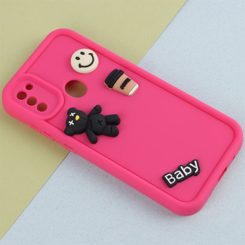 قاب سیلیکونی Fashion Case عروسک برجسته ریز محافظ لنزدار Samsung Galaxy A11 / M11