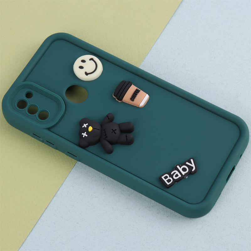 قاب سیلیکونی Fashion Case عروسک برجسته ریز محافظ لنزدار Samsung Galaxy A11 / M11