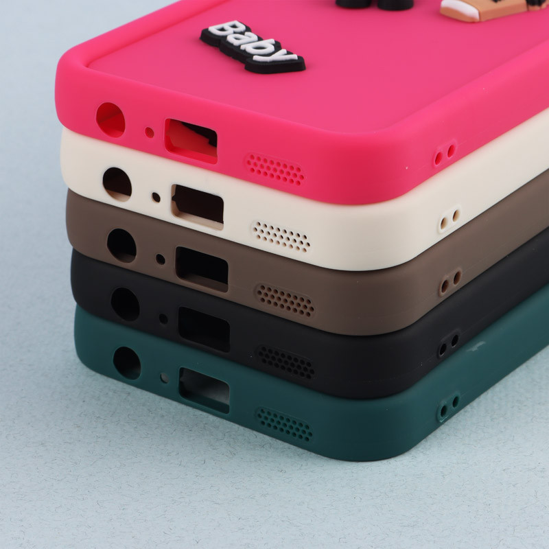 قاب سیلیکونی Fashion Case عروسک برجسته ریز محافظ لنزدار Samsung Galaxy A20s