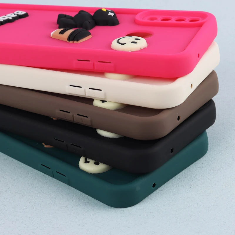 قاب سیلیکونی Fashion Case عروسک برجسته ریز محافظ لنزدار Samsung Galaxy A20s