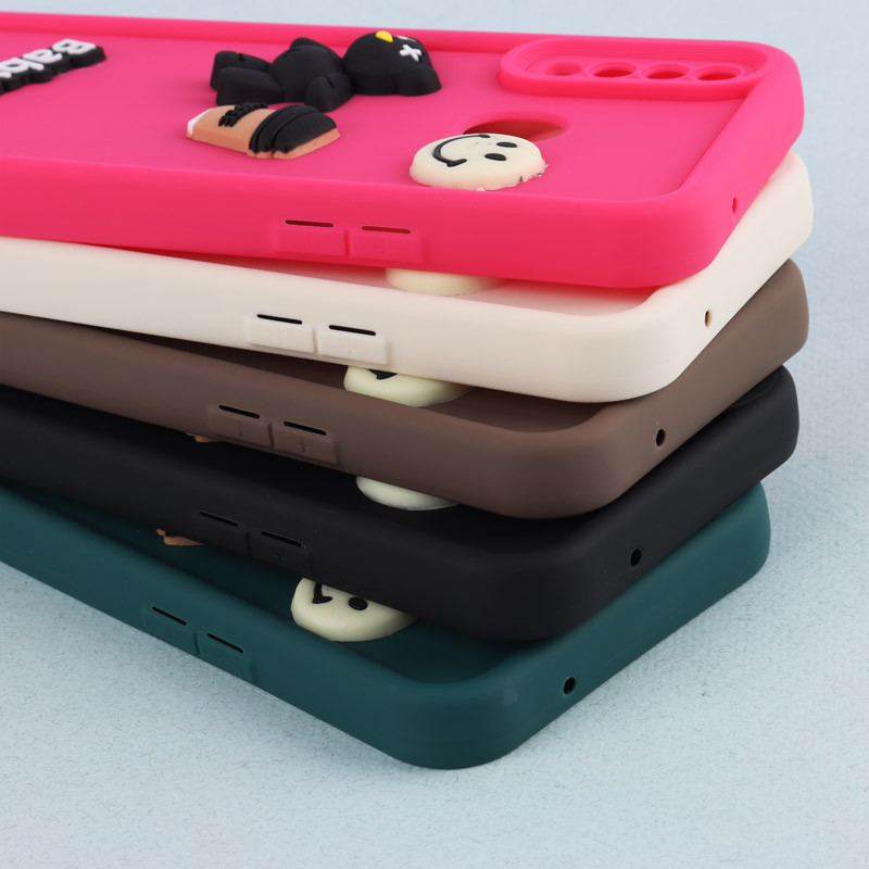 قاب سیلیکونی Fashion Case عروسک برجسته ریز محافظ لنزدار Samsung Galaxy A20s