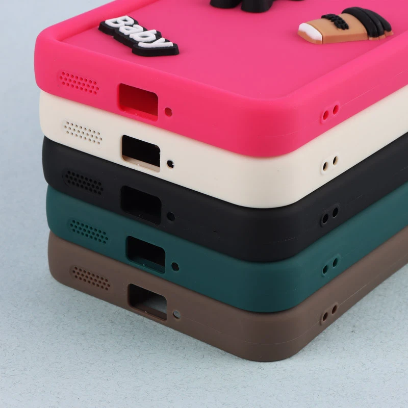 قاب سیلیکونی Fashion Case عروسک برجسته ریز محافظ لنزدار Xiaomi Redmi Note 12 Pro 5G
