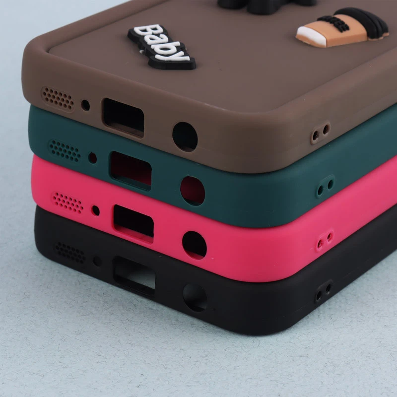 قاب سیلیکونی Fashion Case عروسک برجسته ریز محافظ لنزدار Samsung Galaxy A21s