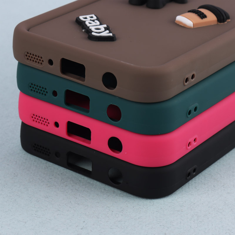 قاب سیلیکونی Fashion Case عروسک برجسته ریز محافظ لنزدار Samsung Galaxy A21s
