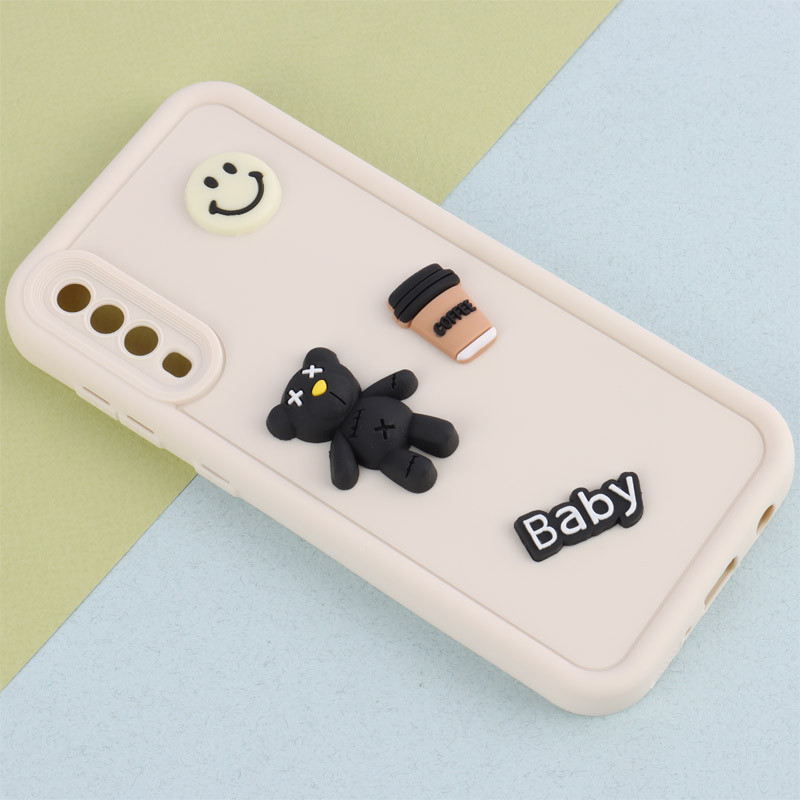 قاب سیلیکونی Fashion Case عروسک برجسته ریز محافظ لنزدار Samsung Galaxy A50