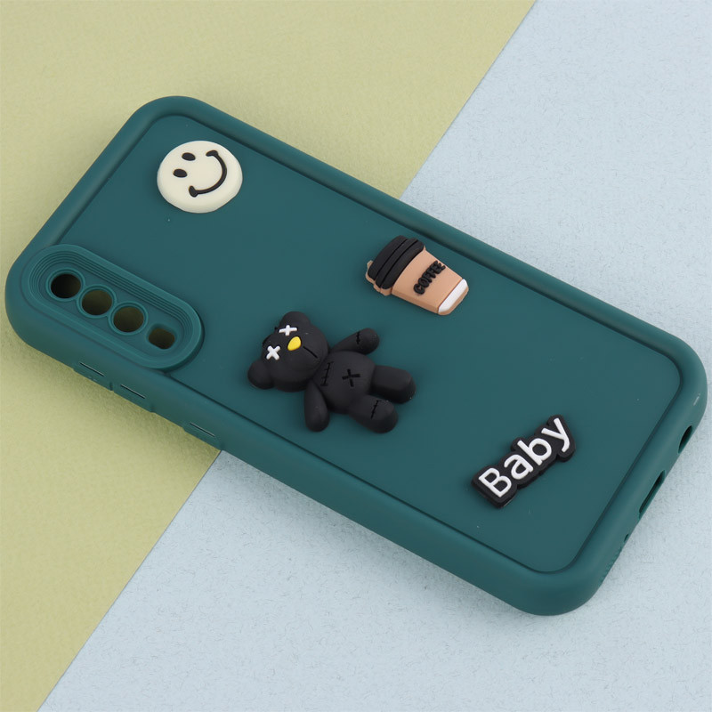قاب سیلیکونی Fashion Case عروسک برجسته ریز محافظ لنزدار Samsung Galaxy A50