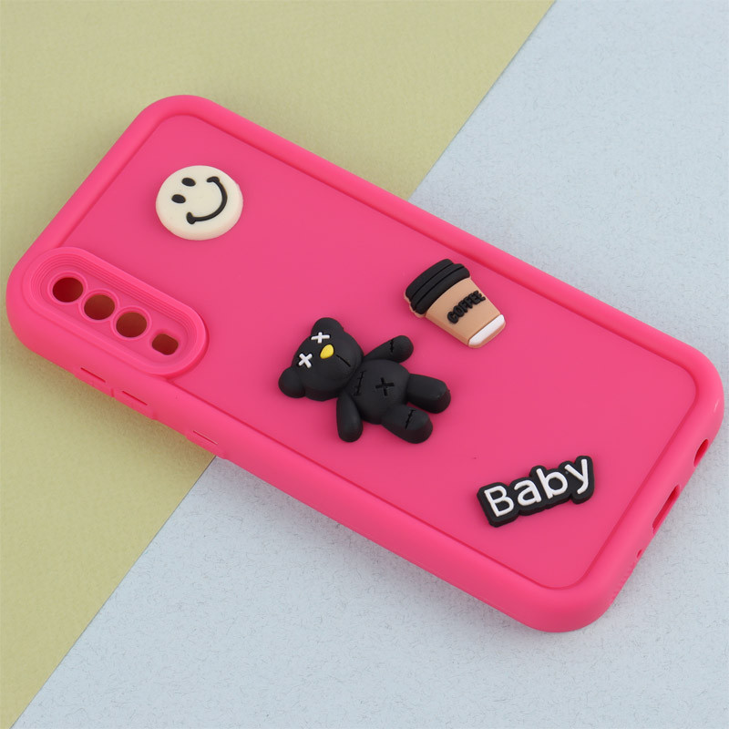 قاب سیلیکونی Fashion Case عروسک برجسته ریز محافظ لنزدار Samsung Galaxy A50