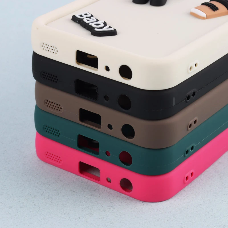 قاب سیلیکونی Fashion Case عروسک برجسته ریز محافظ لنزدار Samsung Galaxy A52 / A52s
