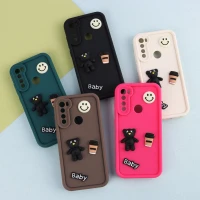قاب سیلیکونی Fashion Case عروسک برجسته ریز محافظ لنزدار Xiaomi Redmi Note 8