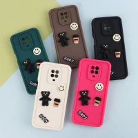 قاب سیلیکونی Fashion Case عروسک برجسته ریز محافظ لنزدار Xiaomi Redmi Note 9s / Note 9 Pro / Note 10 Lite